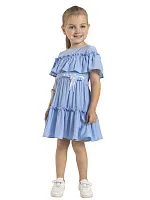 Платье для девочки О56854 (голубой)