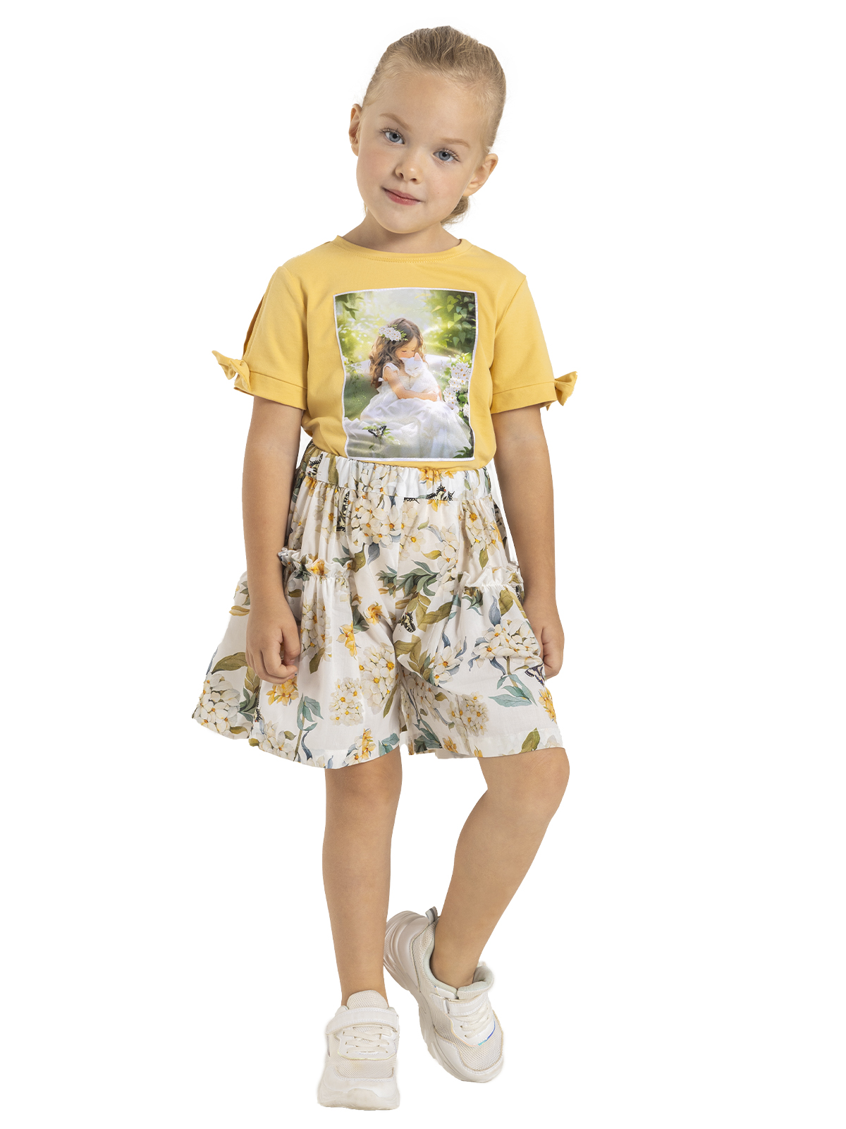 Джемпер для девочки О56905 (желтый)