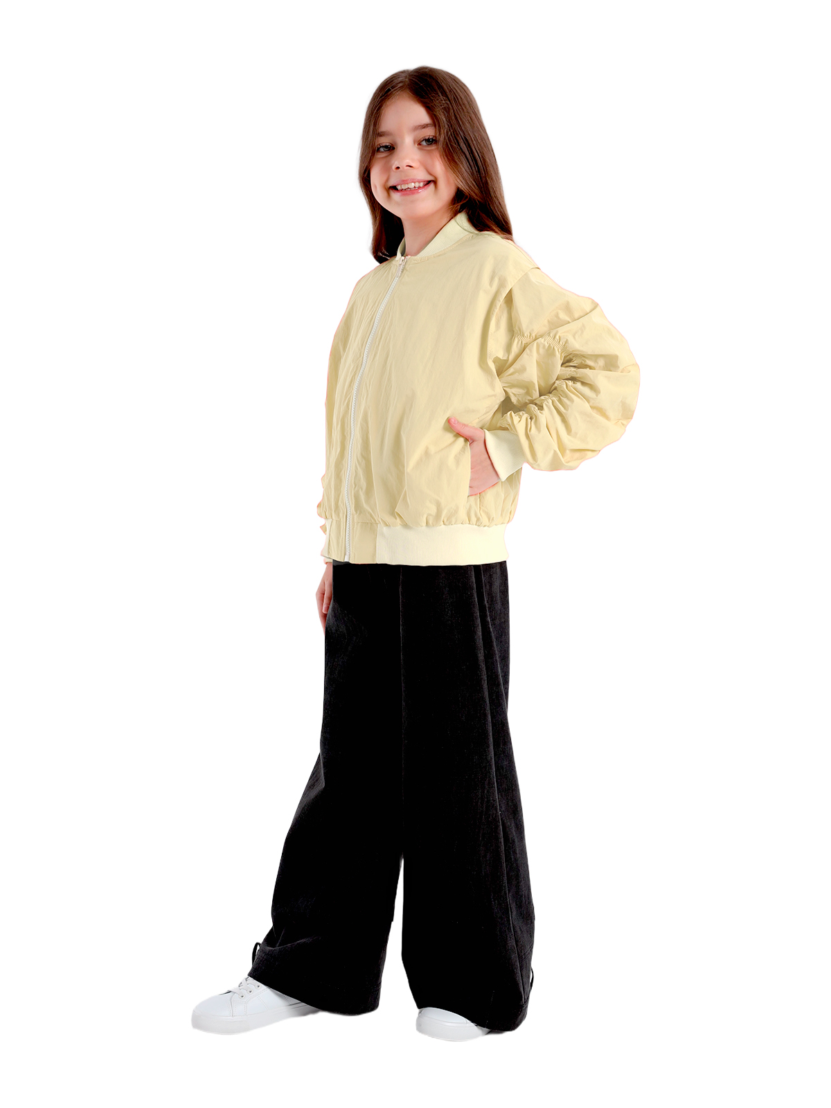 Куртка для девочки О57272 (желтый)