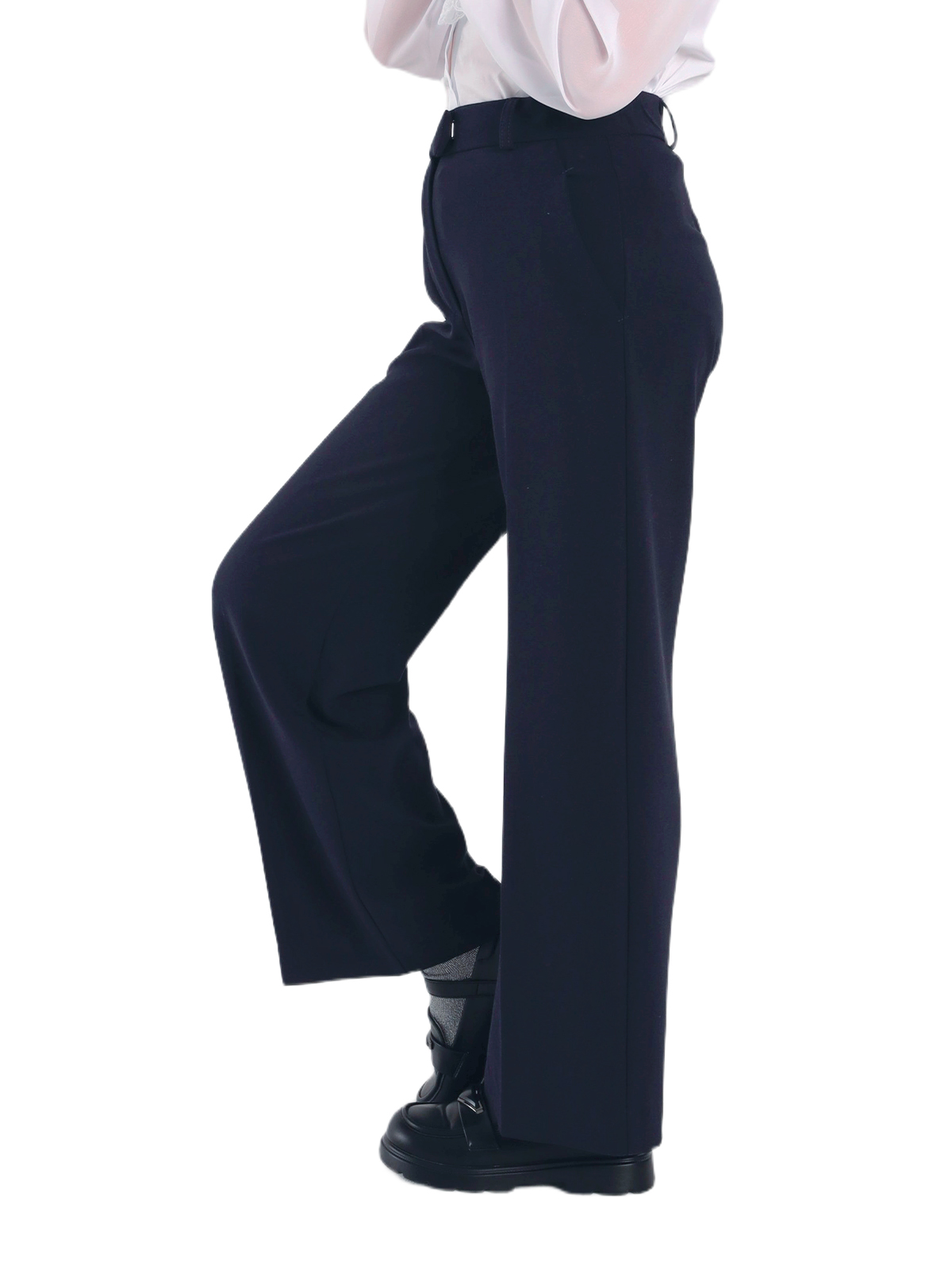 Брюки для девочки О76268 (синий)