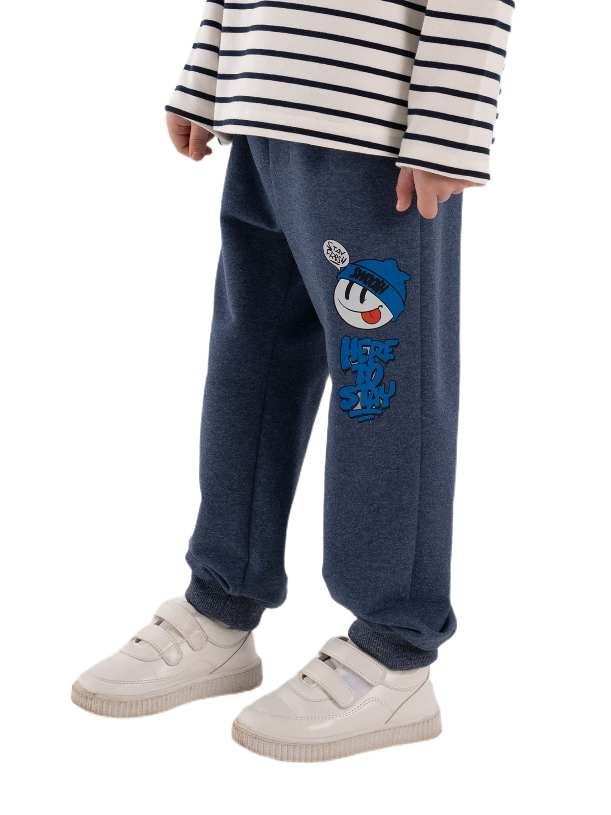 Брюки для мальчика О37128 (синий)