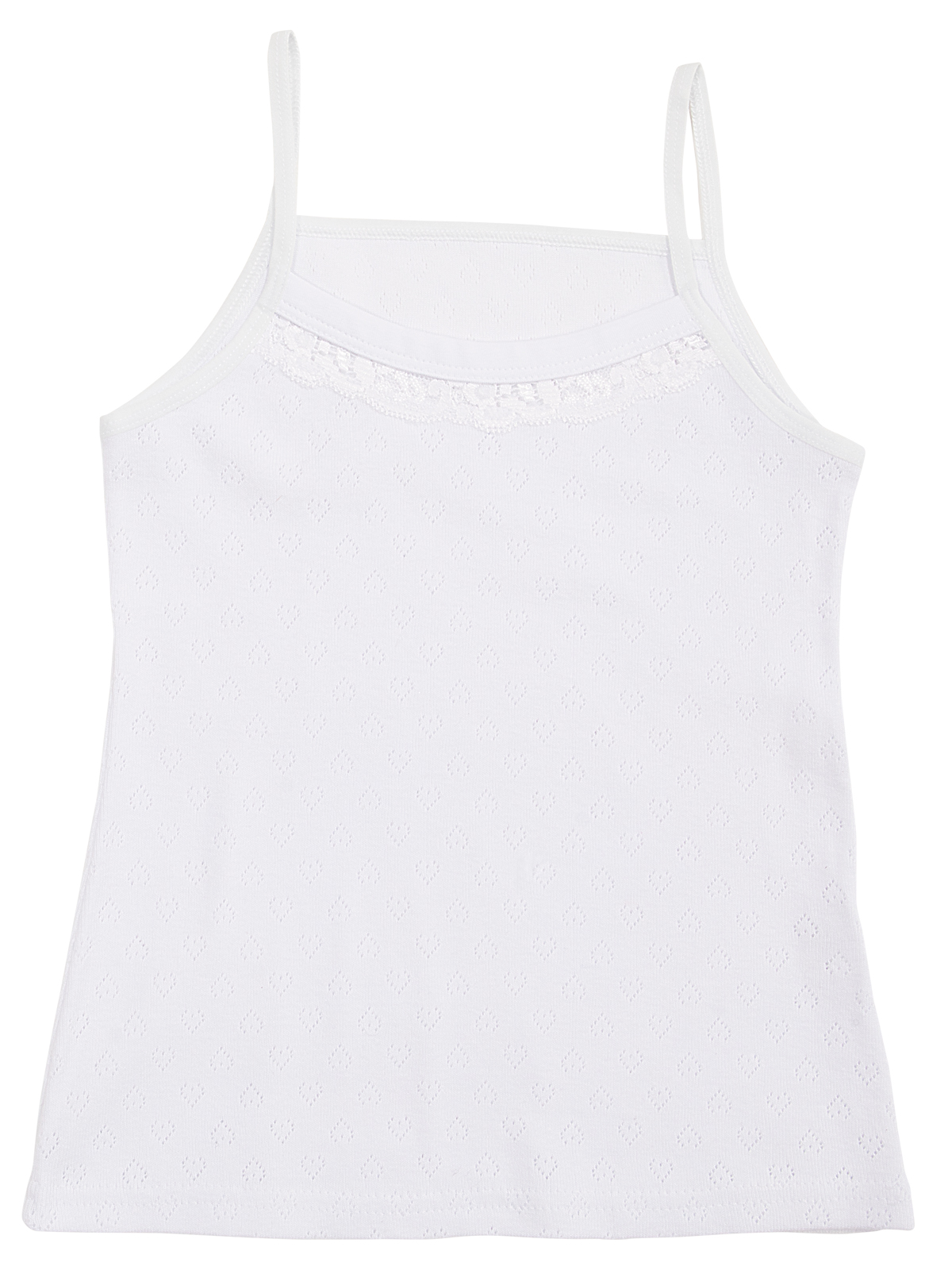 Майка для девочки 04004 (белый)