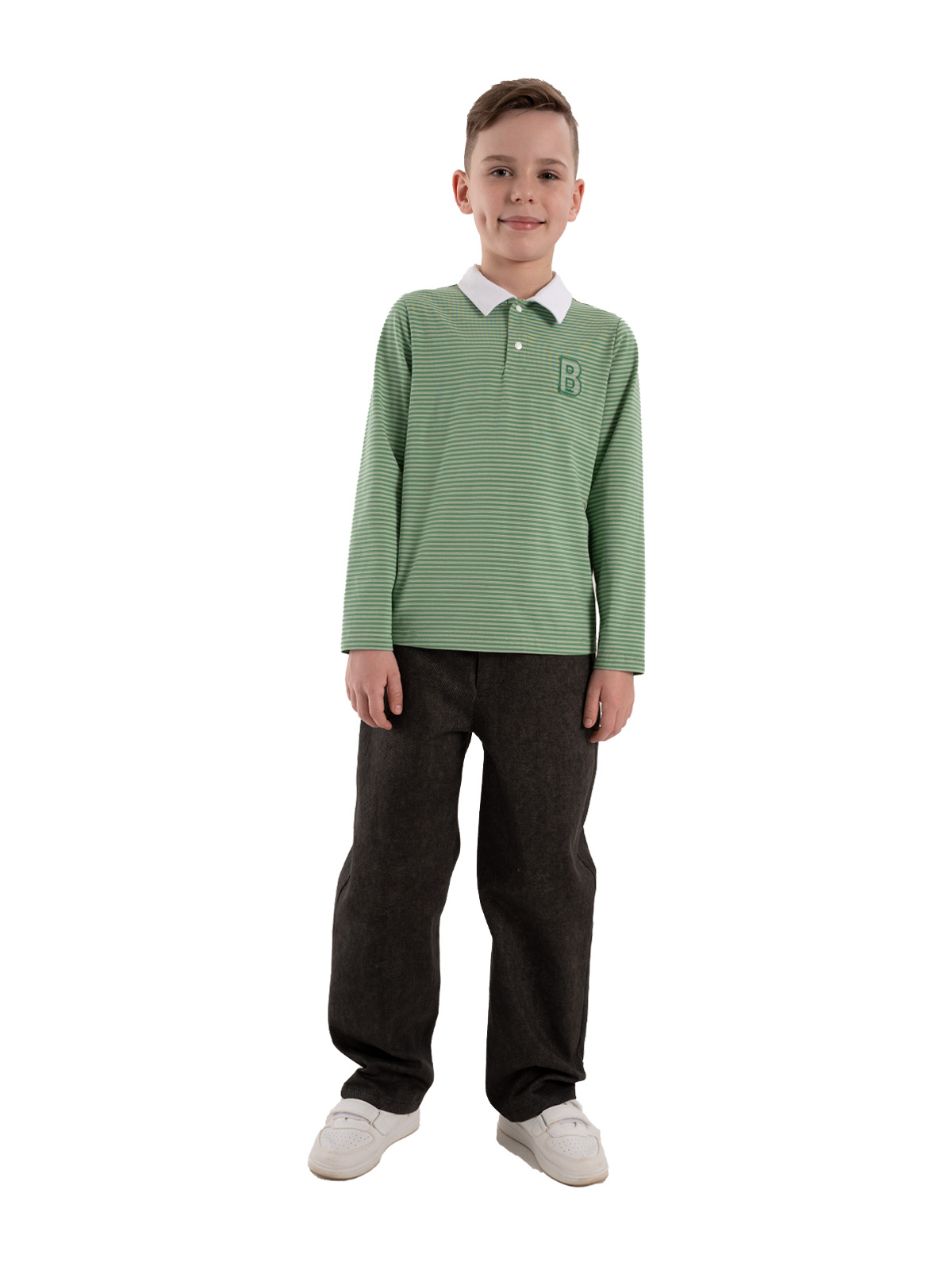 Джемпер для мальчика О37167 (зеленый)