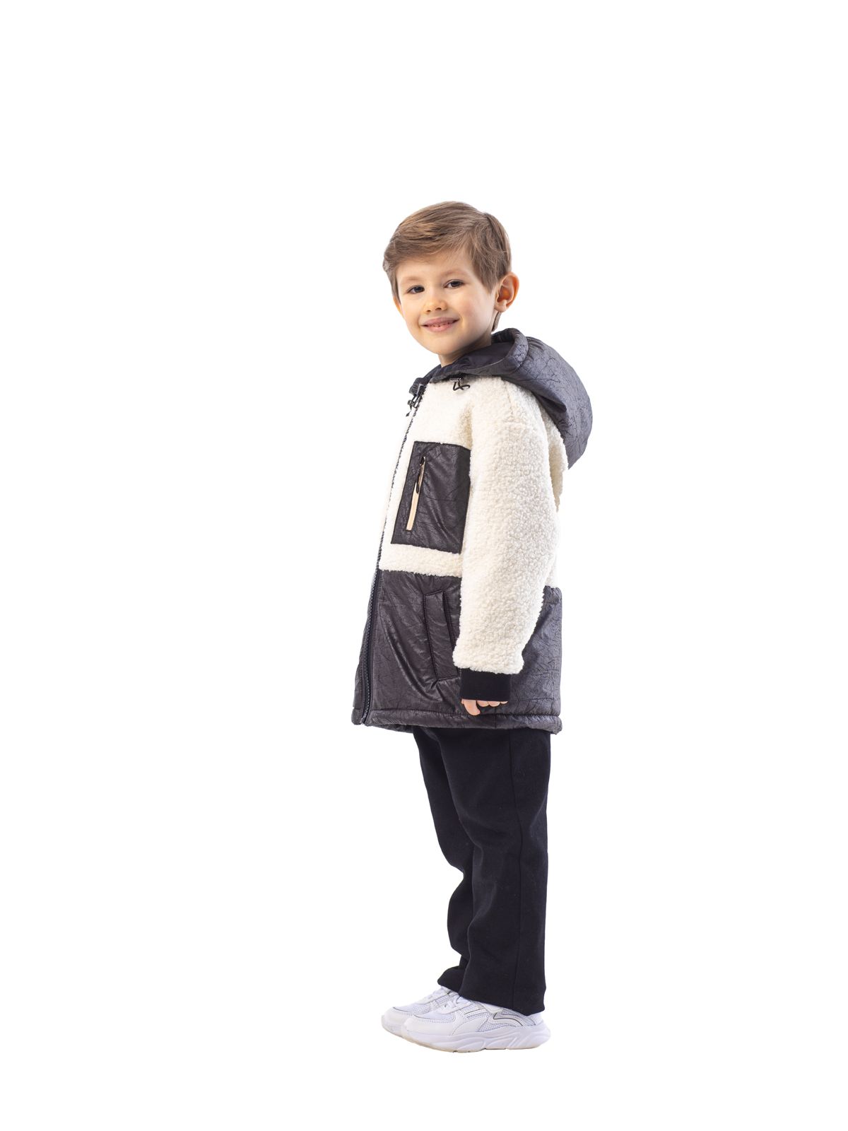 Брюки для мальчика О36718 (черный)