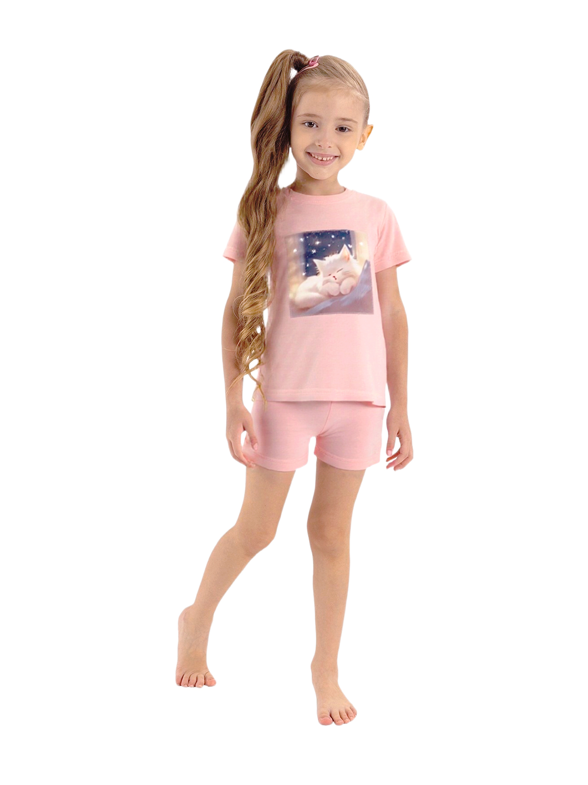 Пижама для девочки 06093 (розовый)