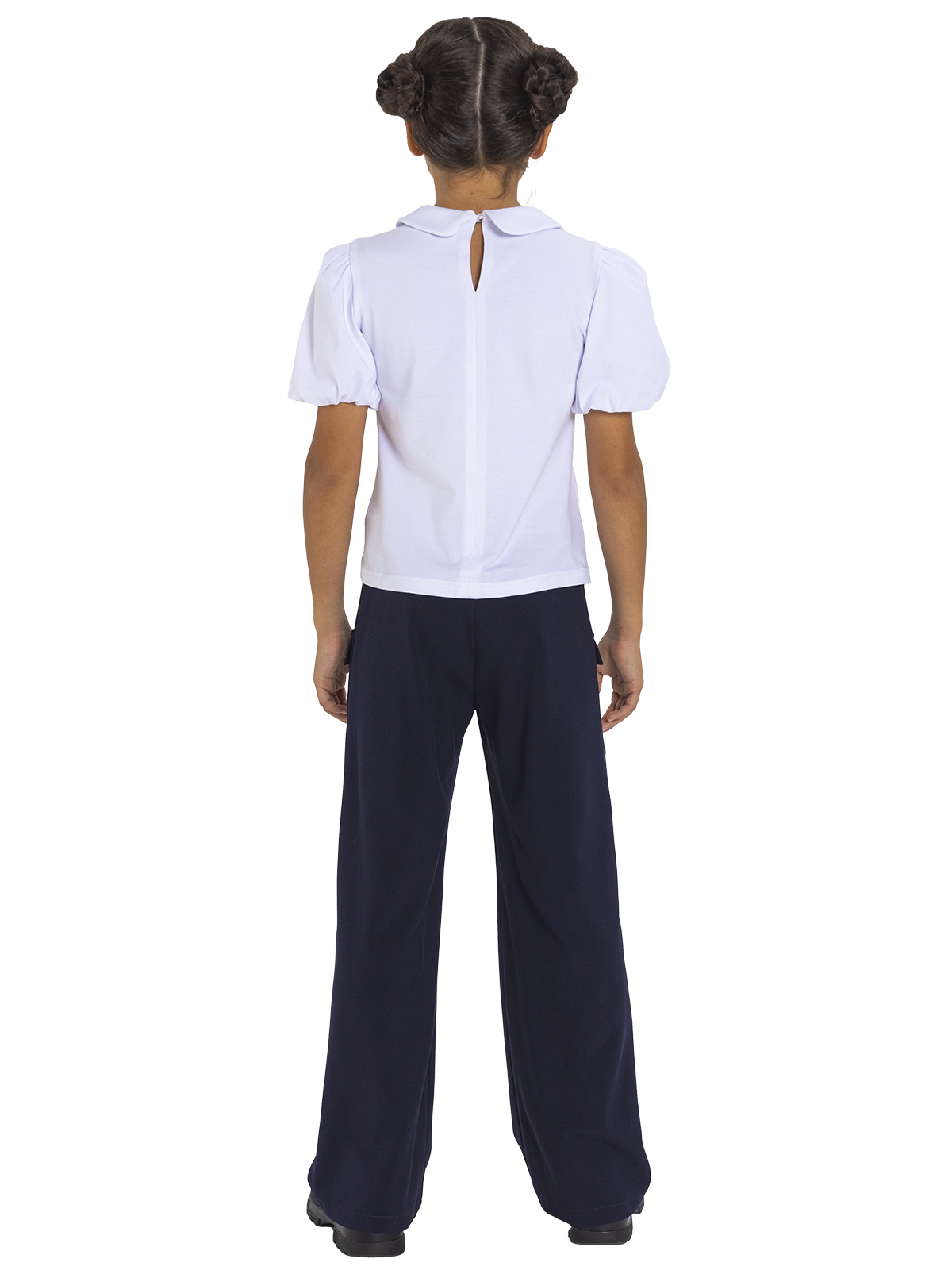 Брюки для девочки О76997 (синий)