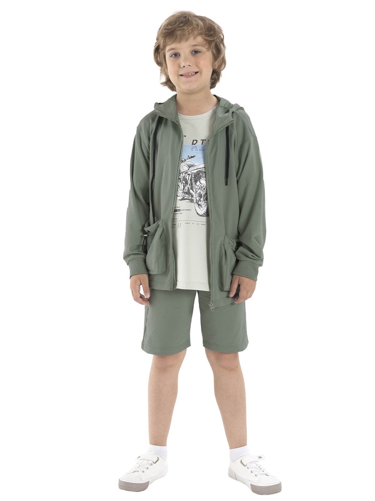 Джемпер для мальчика О46951 (зеленый)