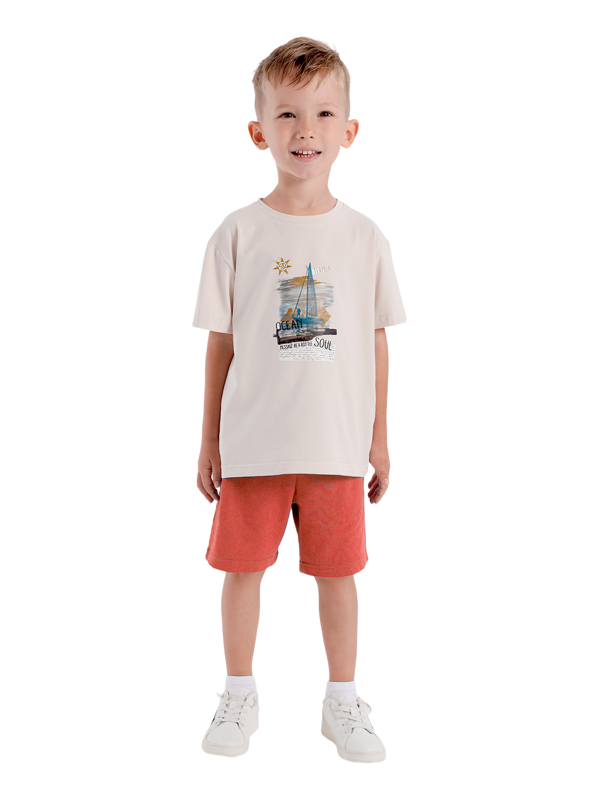 Шорты для мальчика О46968 (красный)