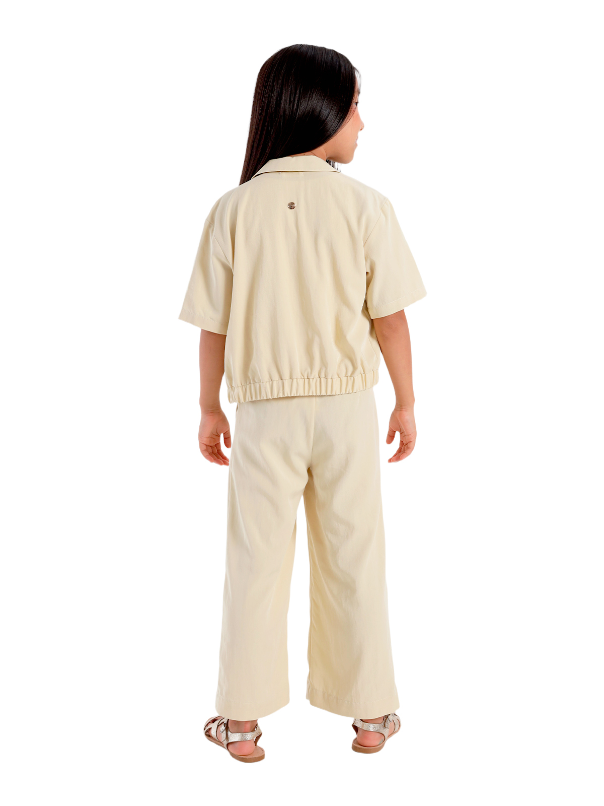 Жакет для девочки О57290 (молочный)