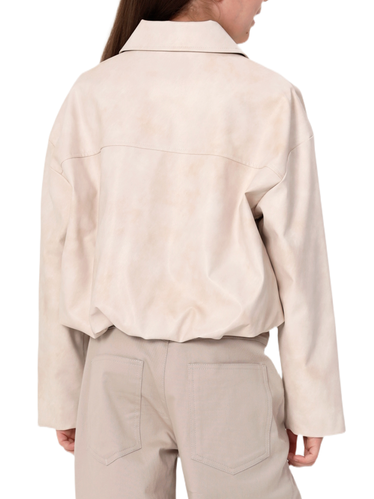 Куртка для девочки О57273 (бежевый)