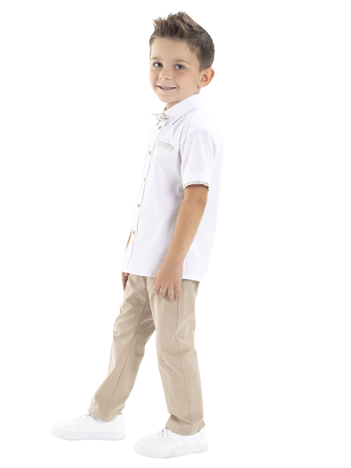 Брюки для мальчика О46956 (бежевый)