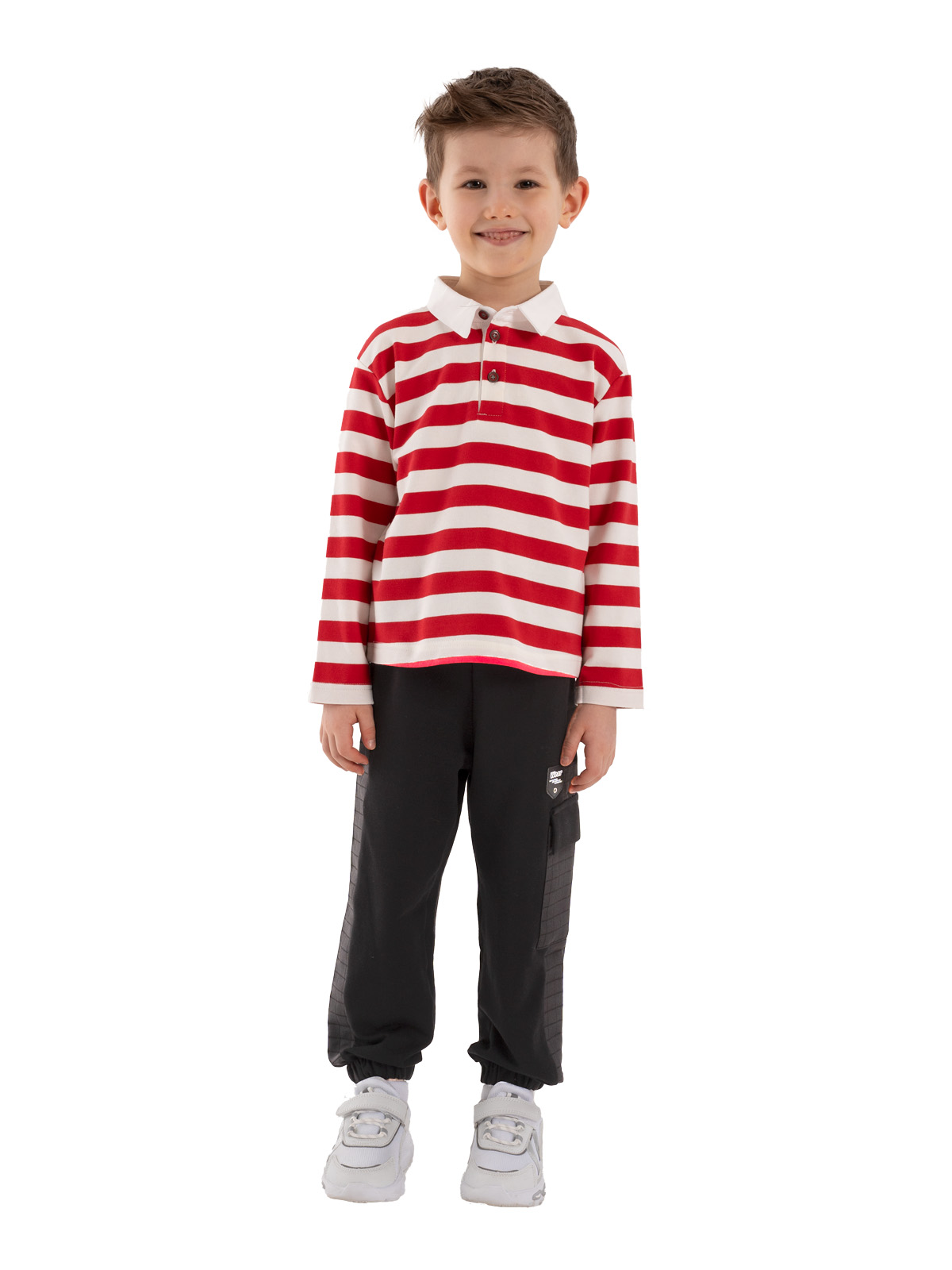 Брюки для мальчика О36697 (черный)