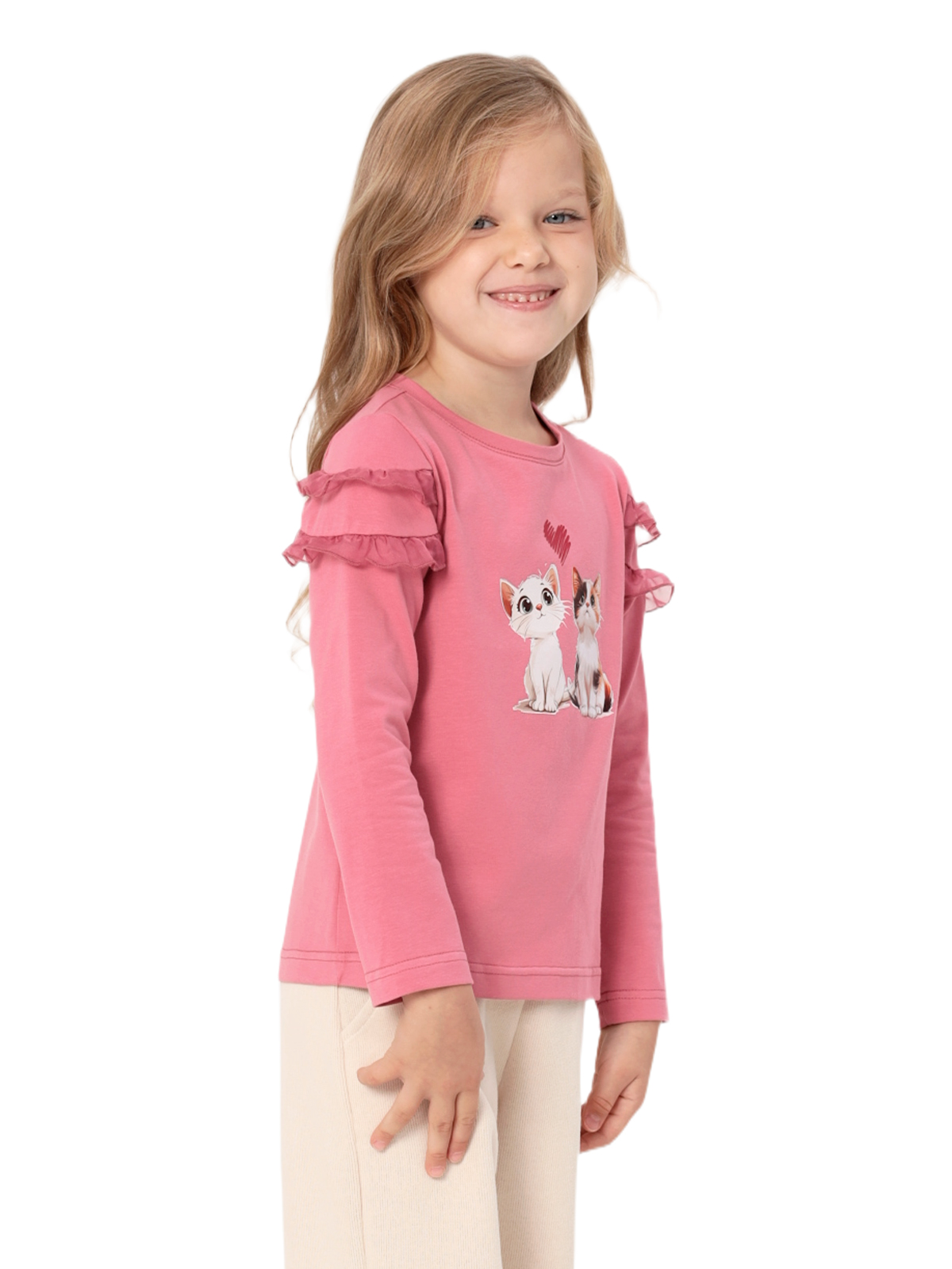 Джемпер для девочки О57307 (розовый)