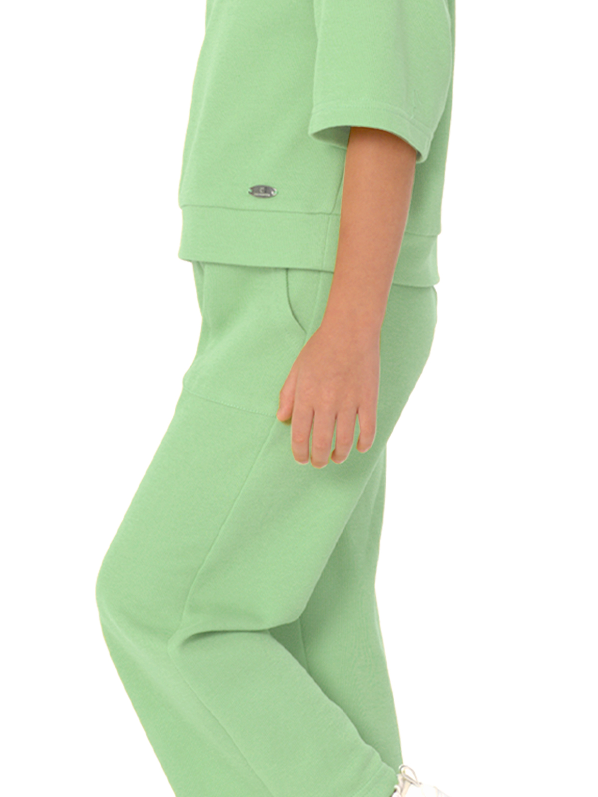 Комп.:джемп.,брюки для девочки О57300 (зеленый)