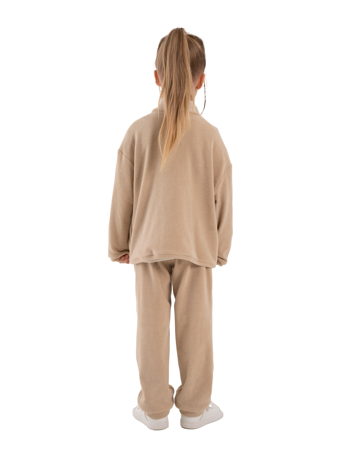 Брюки утепл. для девочки О67150 (бежевый)