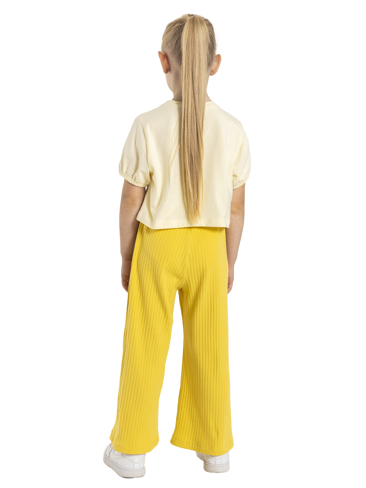 Брюки для девочки О56858 (желтый)