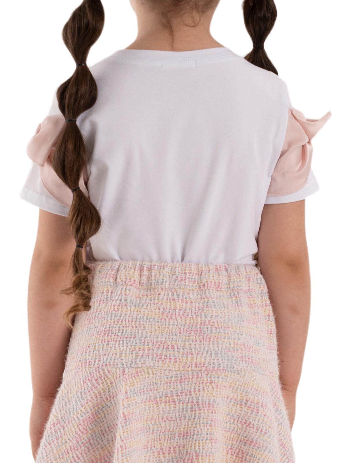 Джемпер для девочки О67193 (белый-розовый)