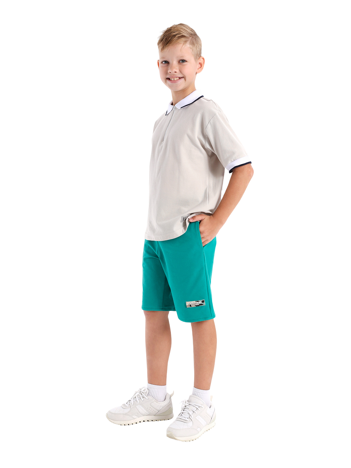 Джемпер для мальчика О47332 (бежевый)