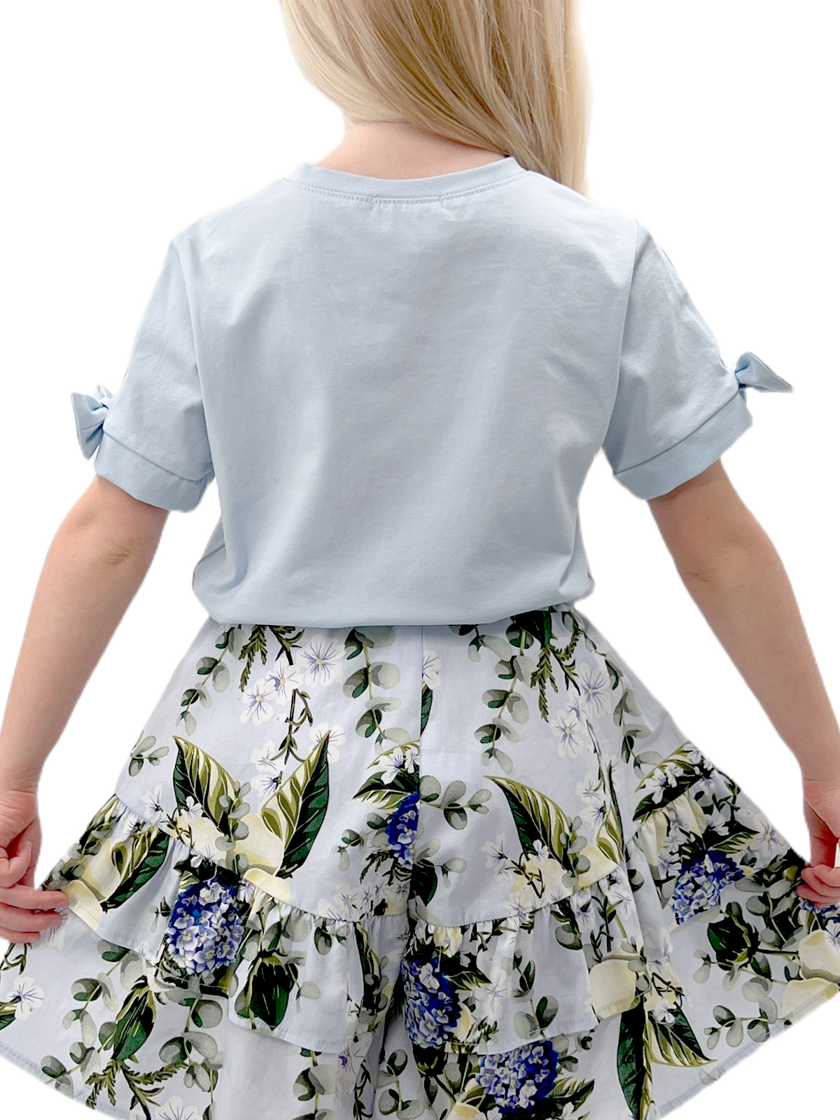 Джемпер для девочки О56905 (голубой)