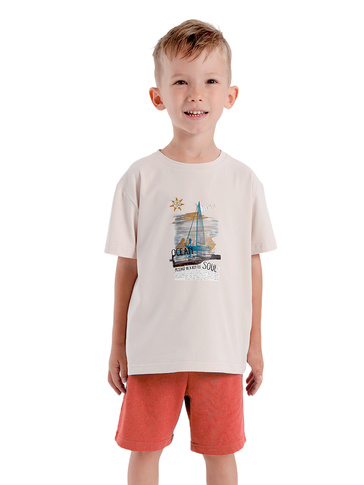 Шорты для мальчика О46968 (красный)