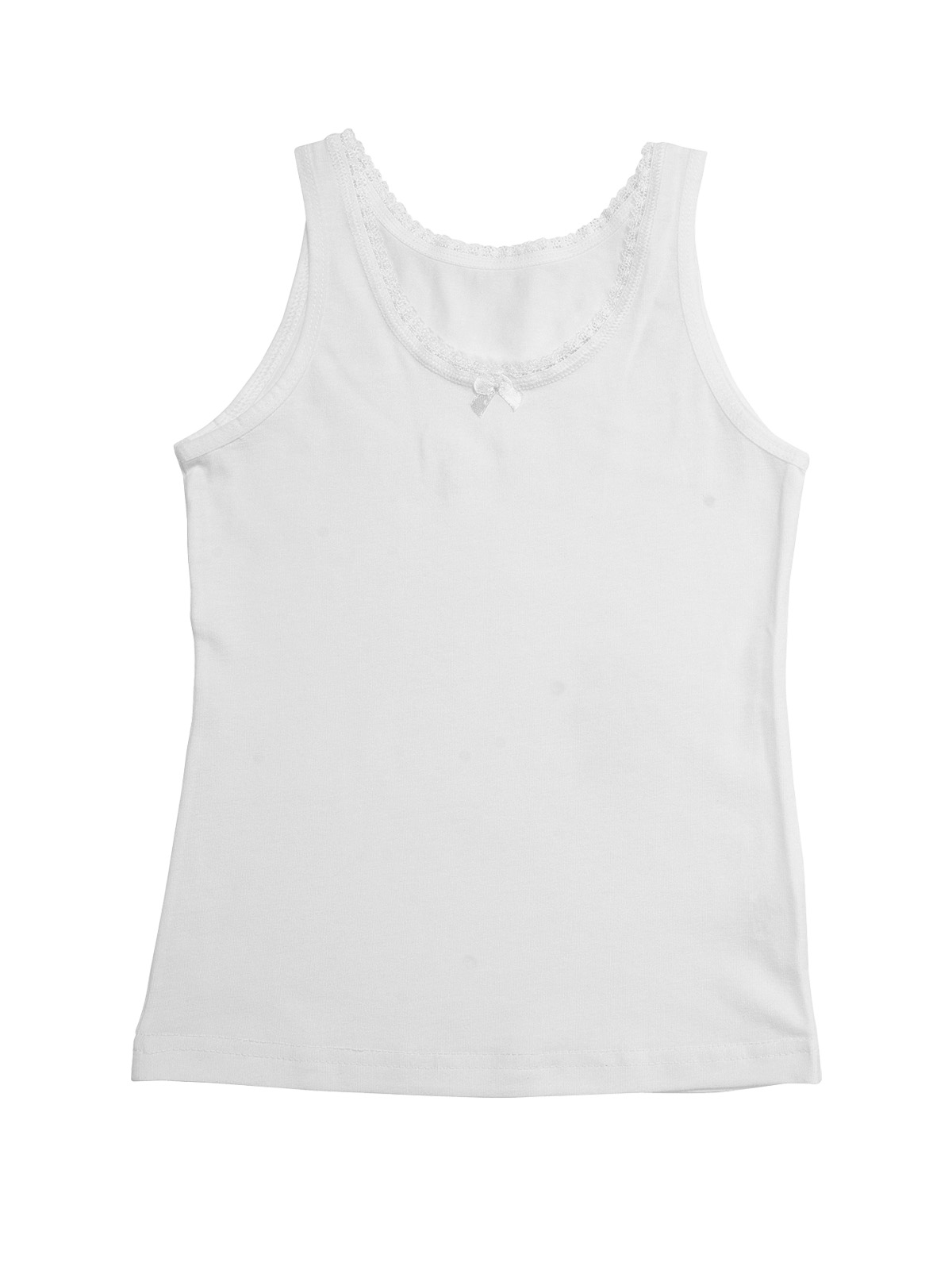 Майка для девочки 04003 (белый)