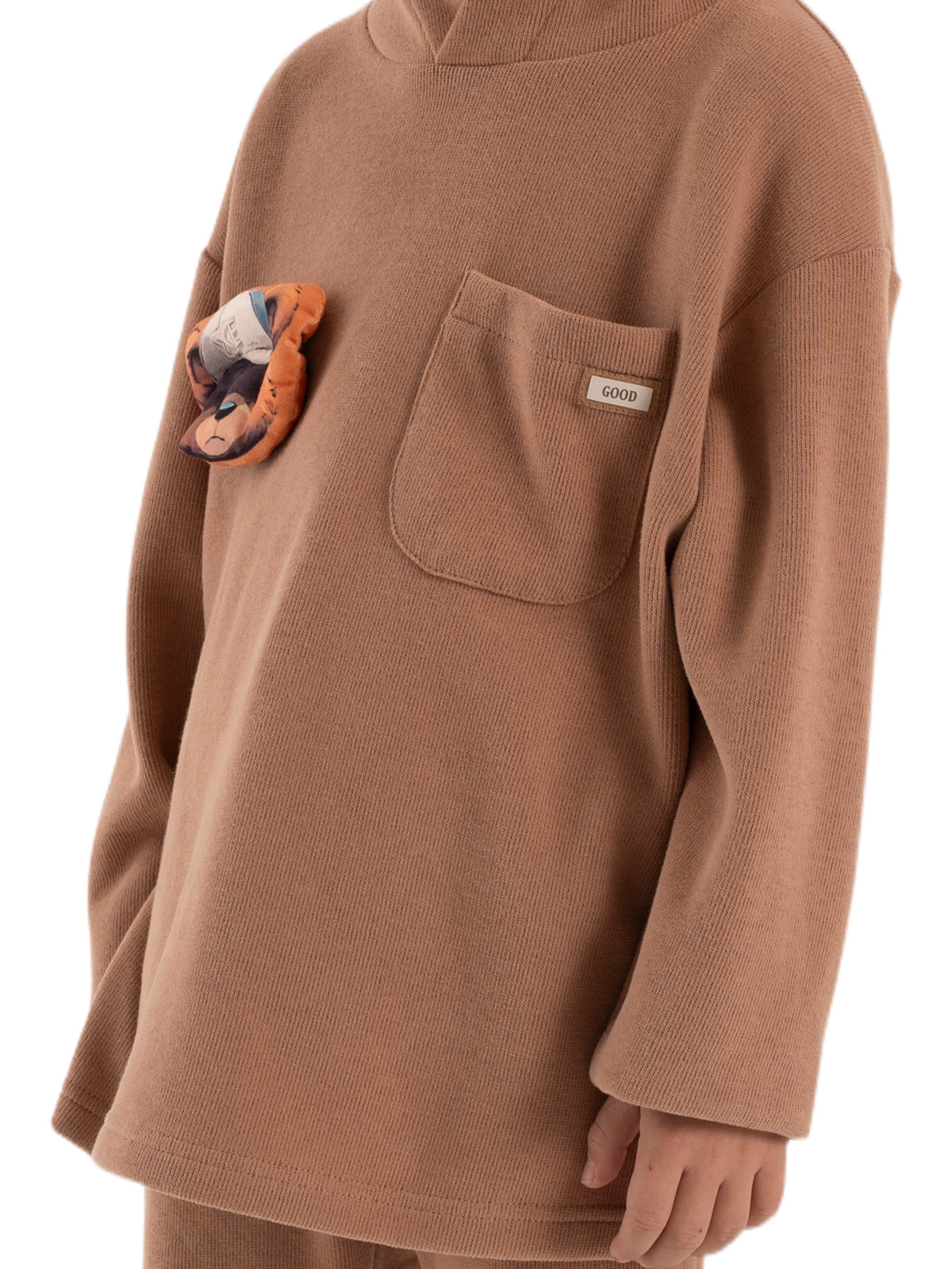 Джемпер для мальчика О37121 (коричневый)