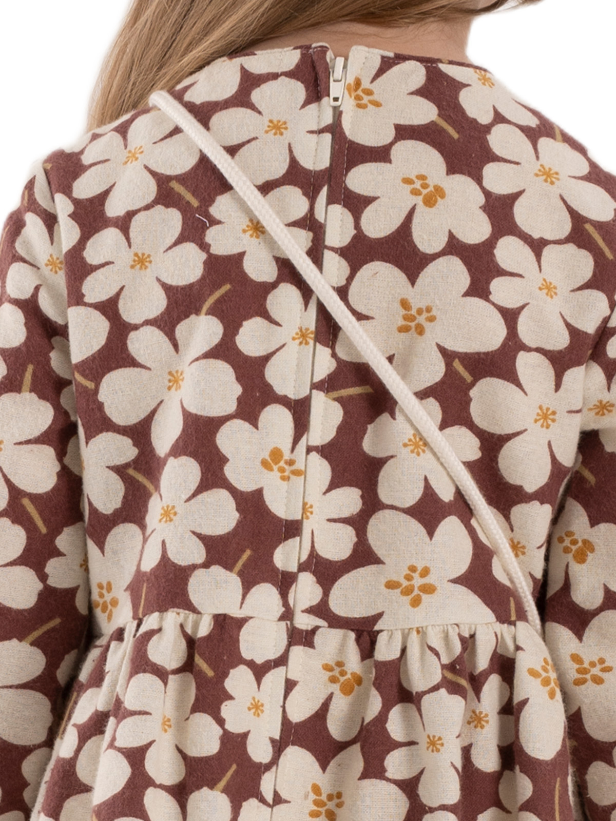 Платье для девочки О67134 (бордовый)