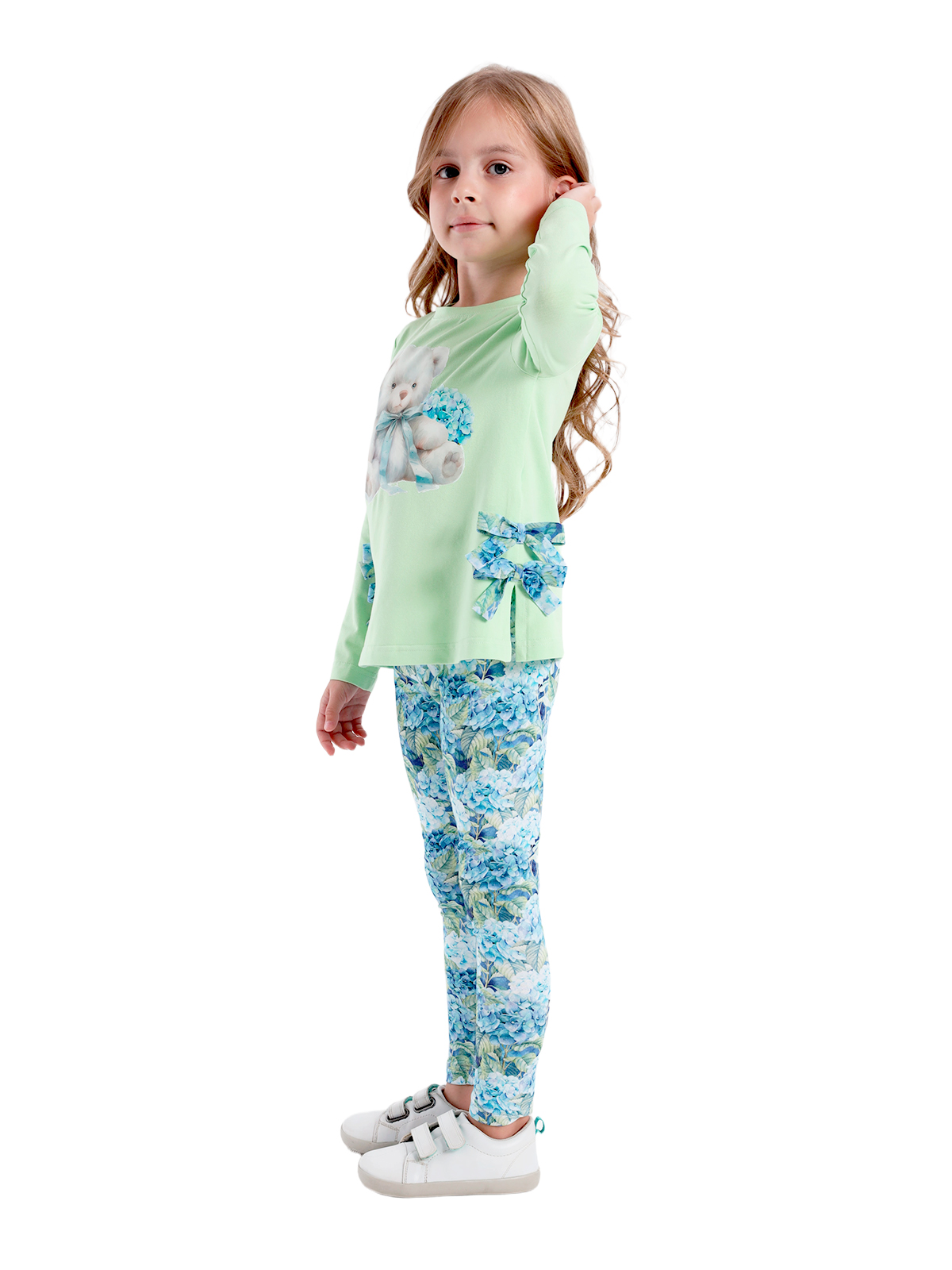 Джемпер для девочки О57302 (зеленый)