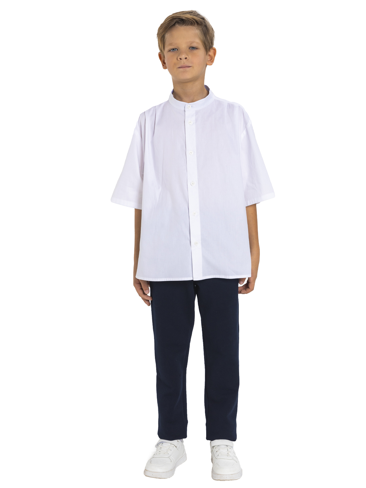 Верхняя сорочка для мальчика О17035 (белый)