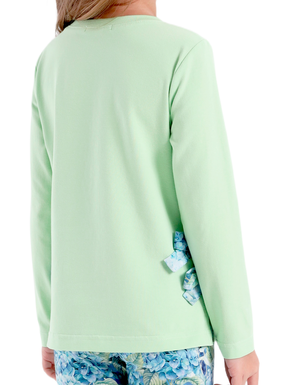 Джемпер для девочки О57302 (зеленый)