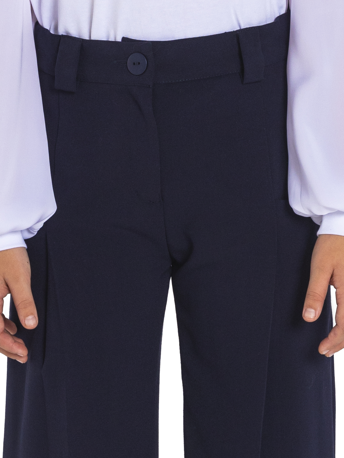 Брюки для девочки О76995 (синий)