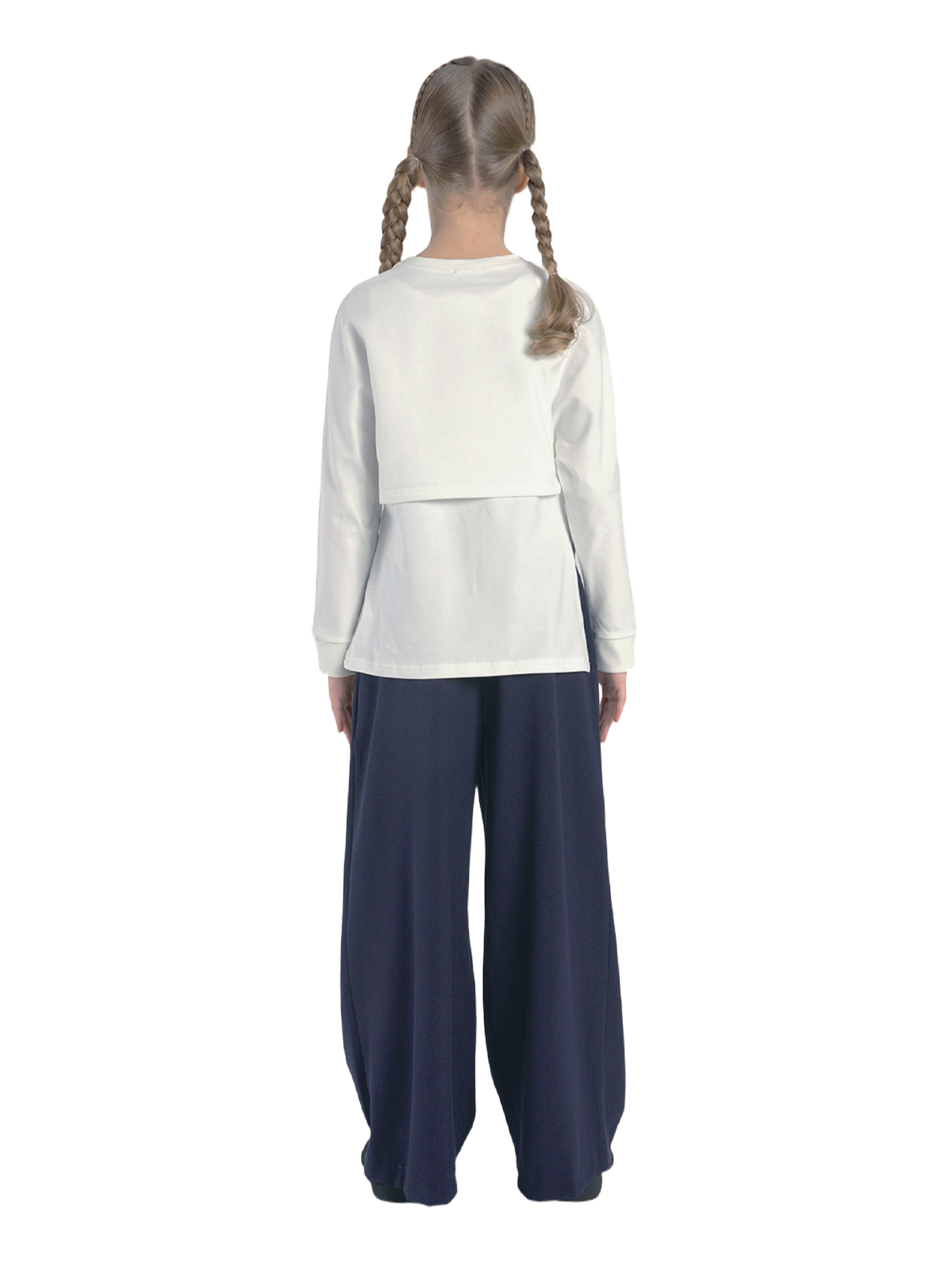 Джемпер для девочки О77001 (белый)