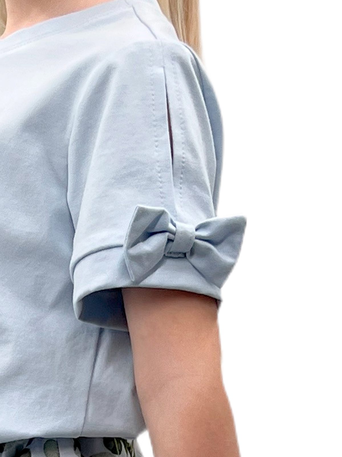 Джемпер для девочки О56905 (голубой)