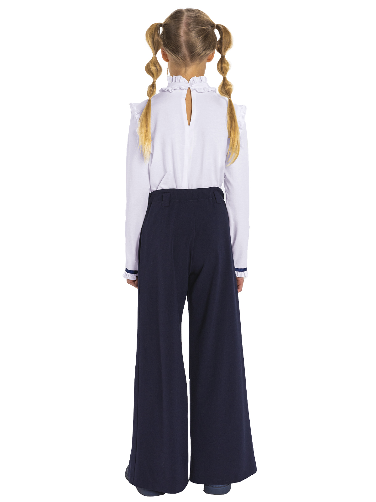 Блузка для девочки О76976 (белый)