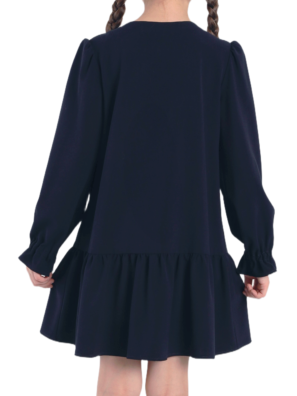 Платье для девочки О77053 (синий)