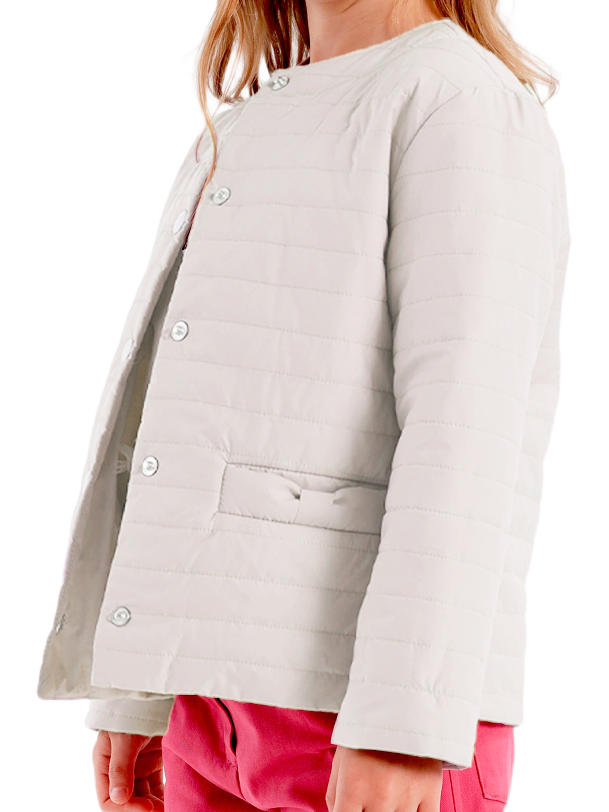 Куртка для девочки О57299 (молочный)