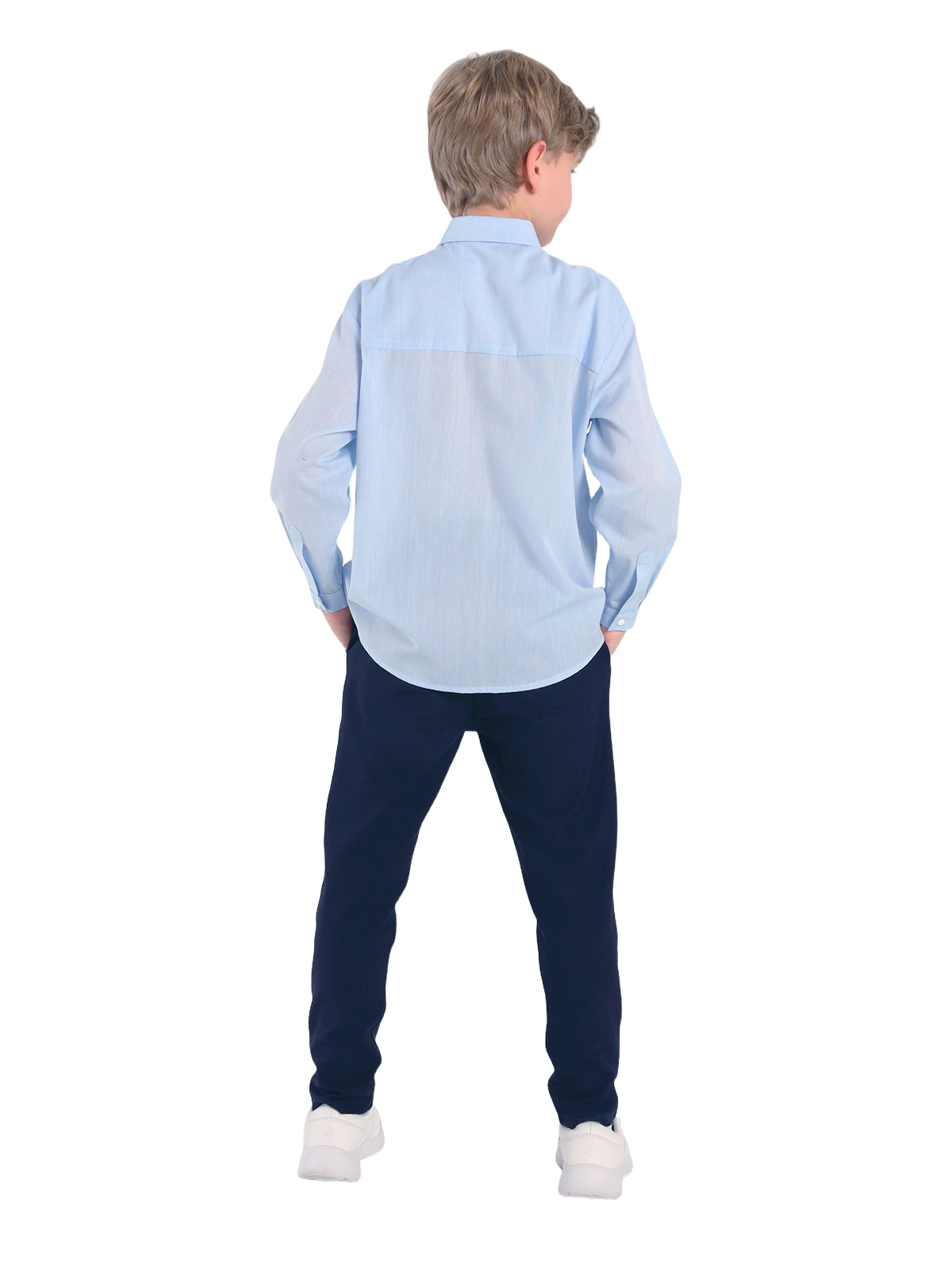 Верхняя сорочка для мальчика О17065 (голубой)