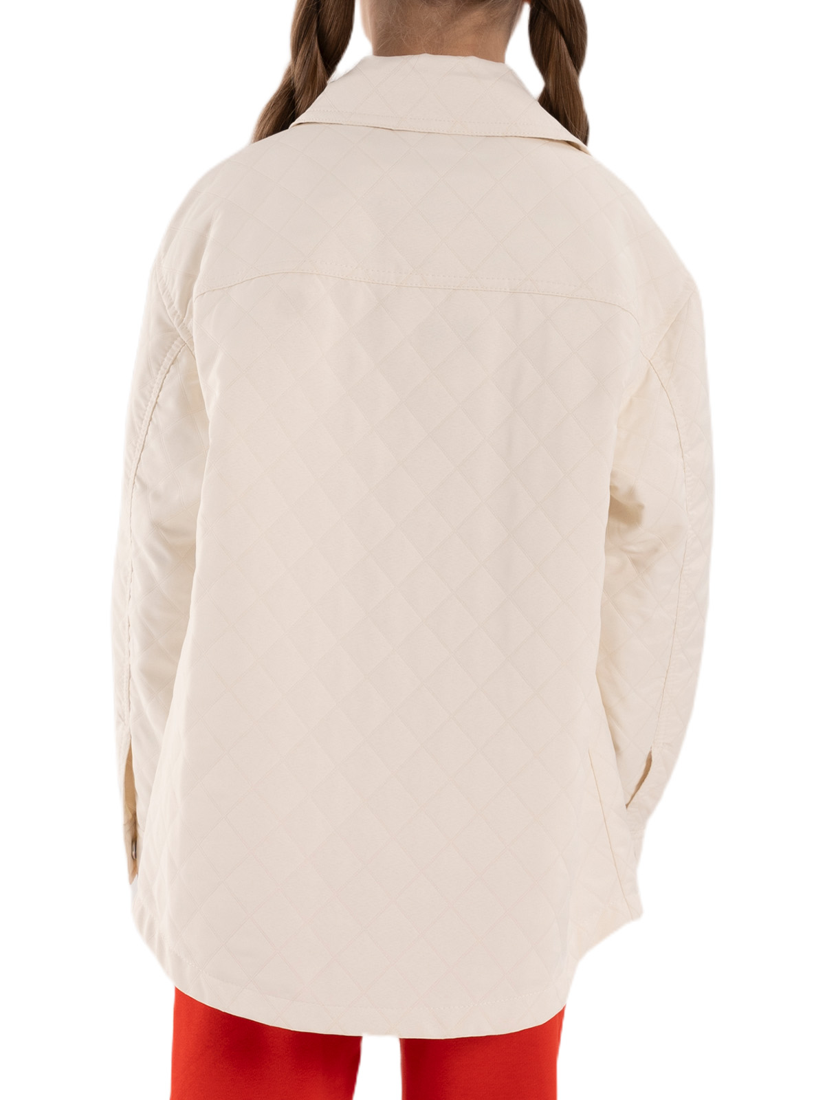 Куртка для девочки О66184 (молочный)