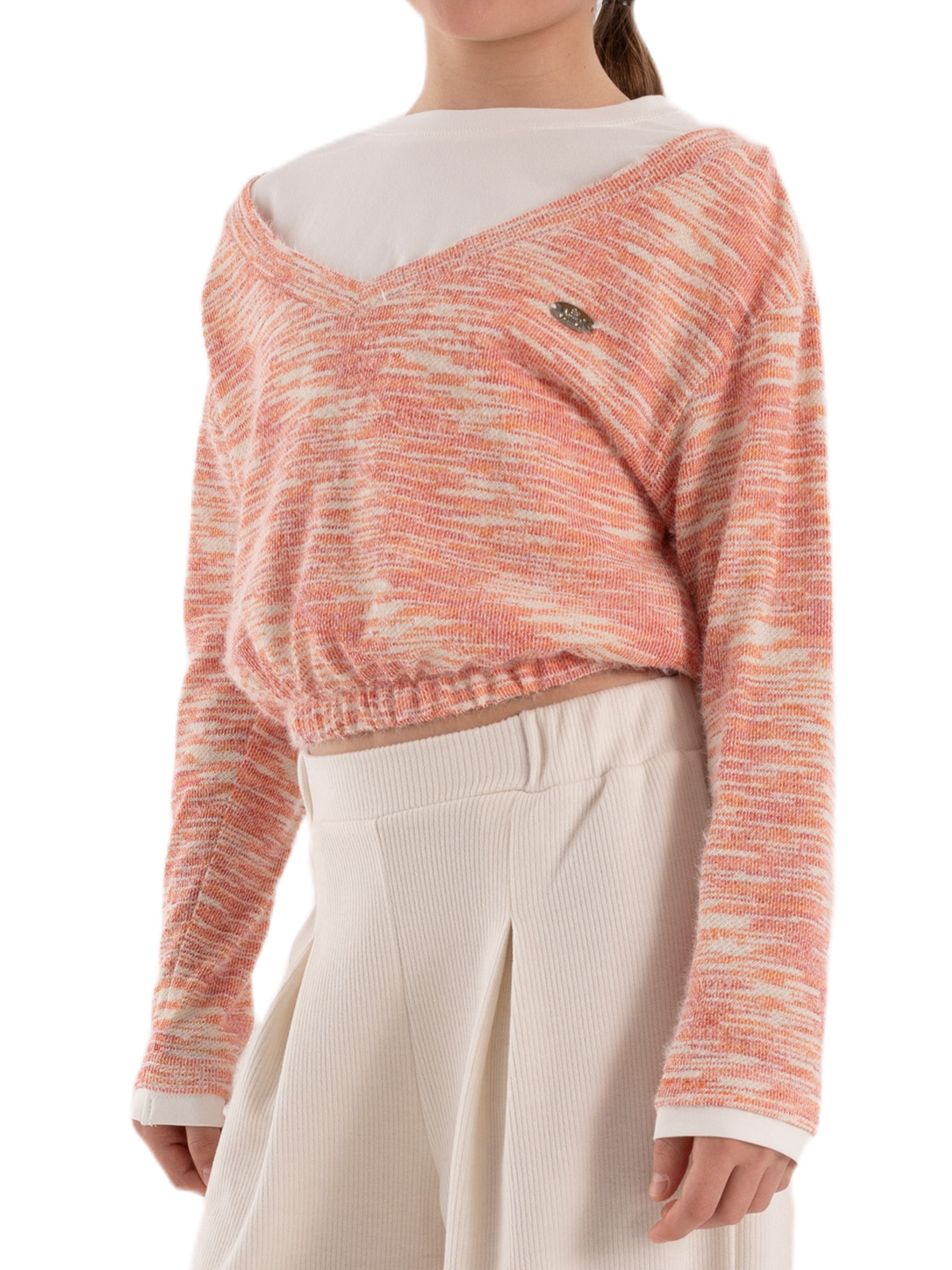 Джемпер для девочки О67075 (красный)