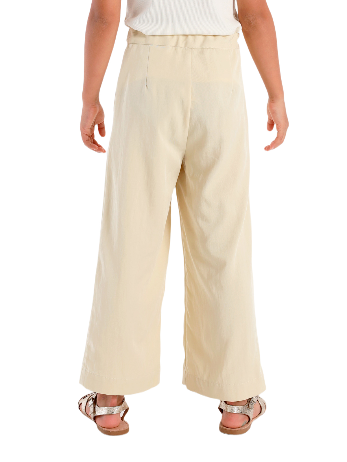 Брюки для девочки О57291 (молочный)