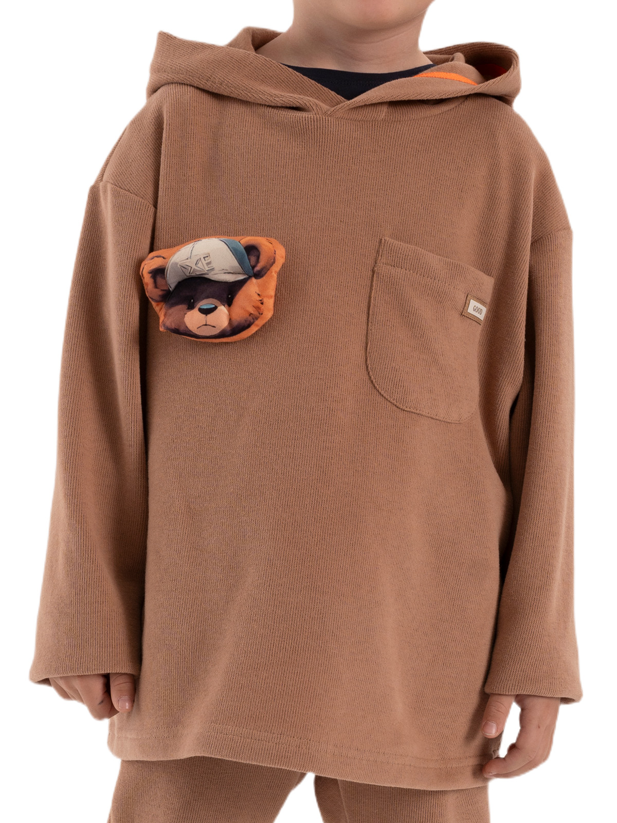Джемпер для мальчика О37121 (коричневый)