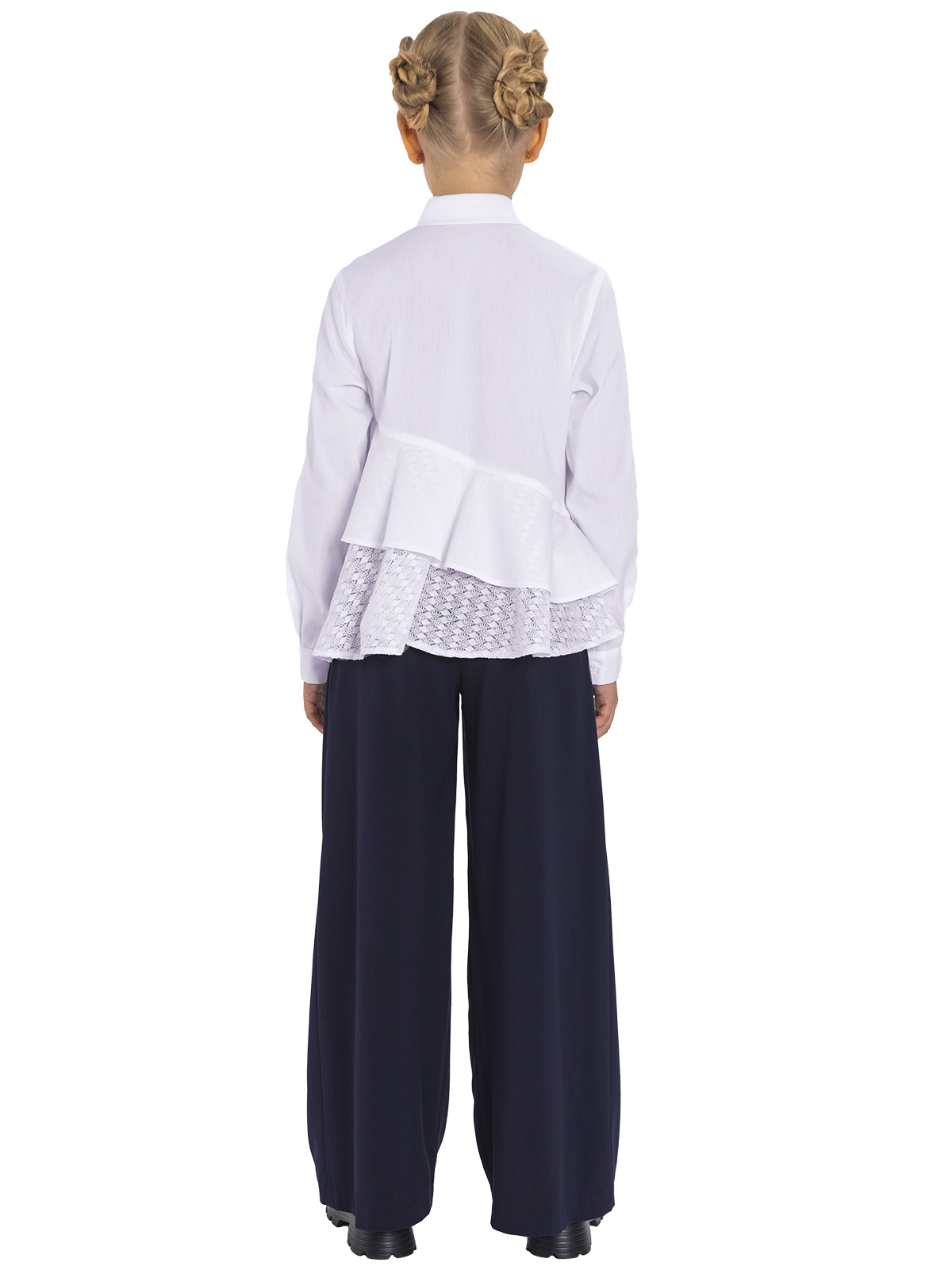 Блузка для девочки О76986 (белый)