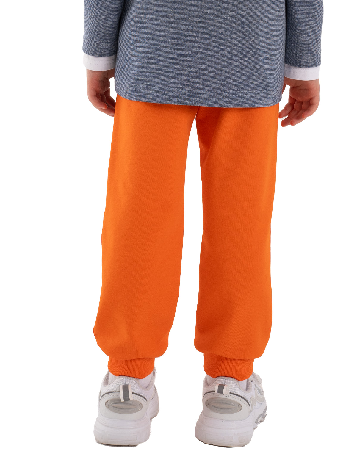 Брюки для мальчика О37128 (оранжевый)