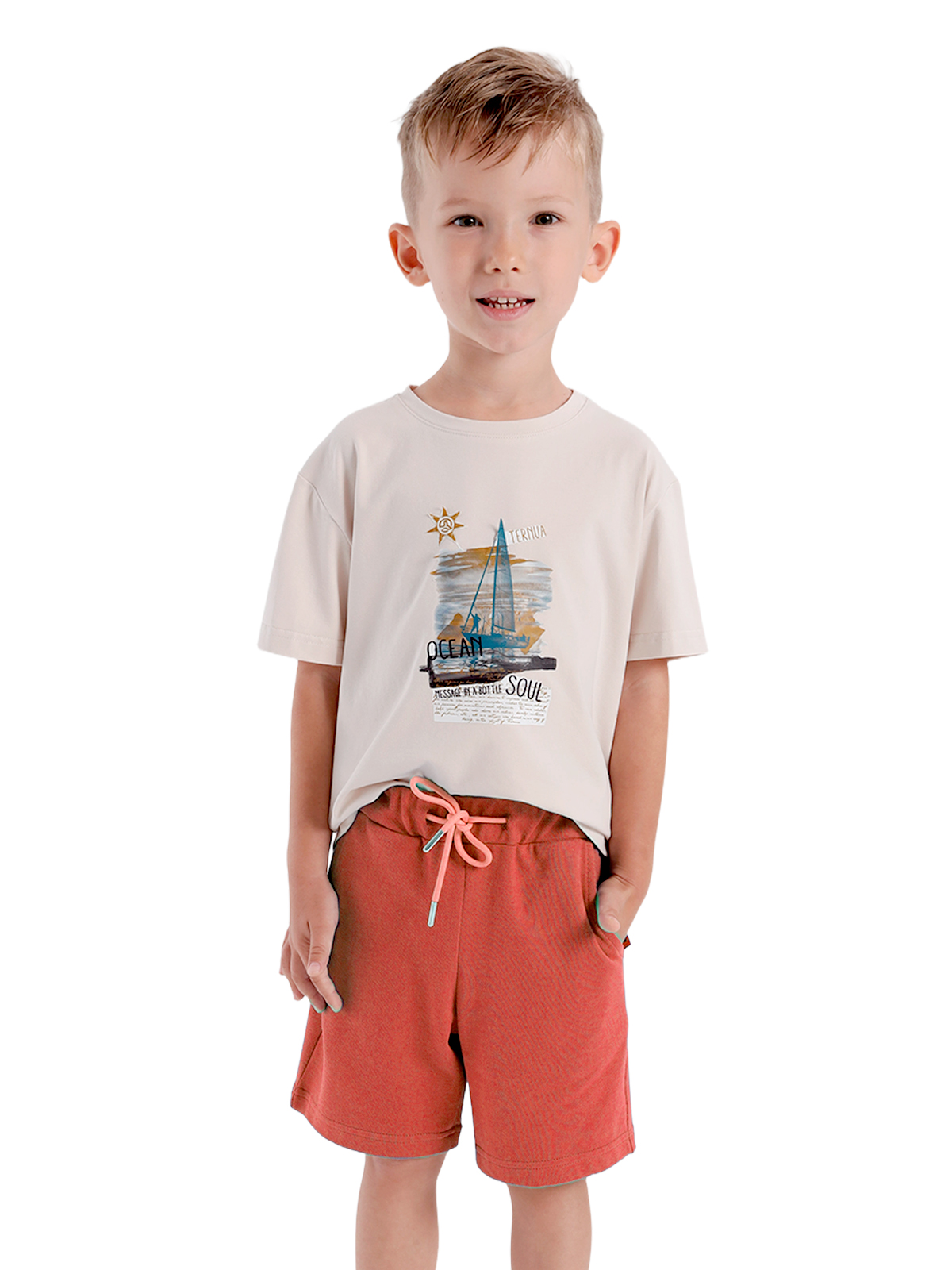 Шорты для мальчика О46968 (красный)