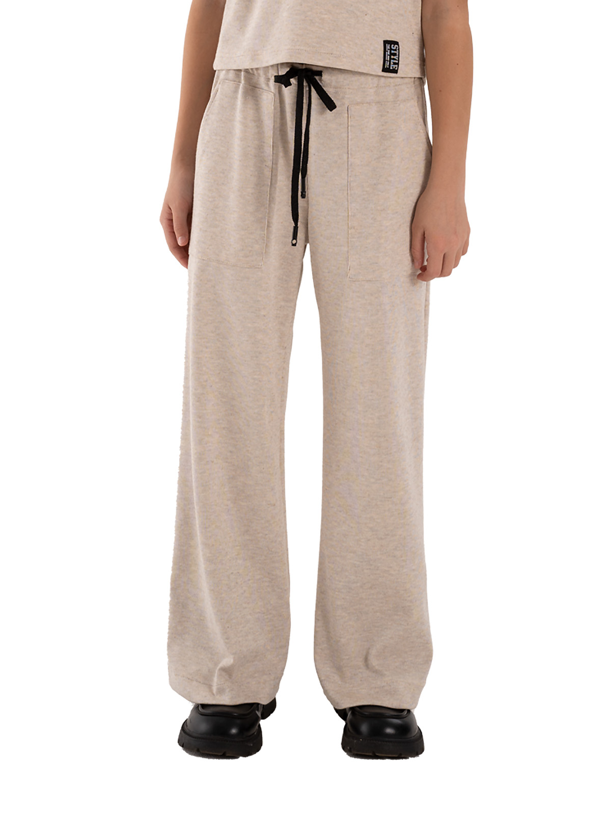 Брюки для девочки О67072 (бежевый)