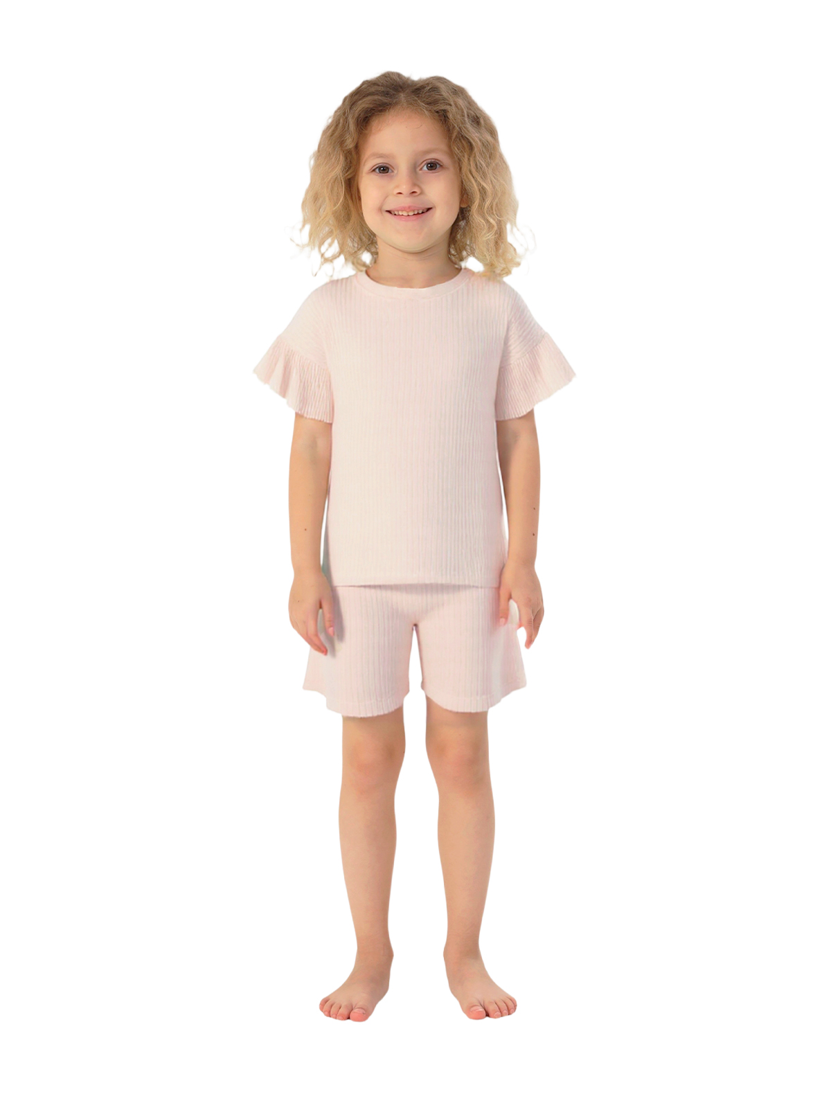 Пижама для девочки 06098 (бежевый)