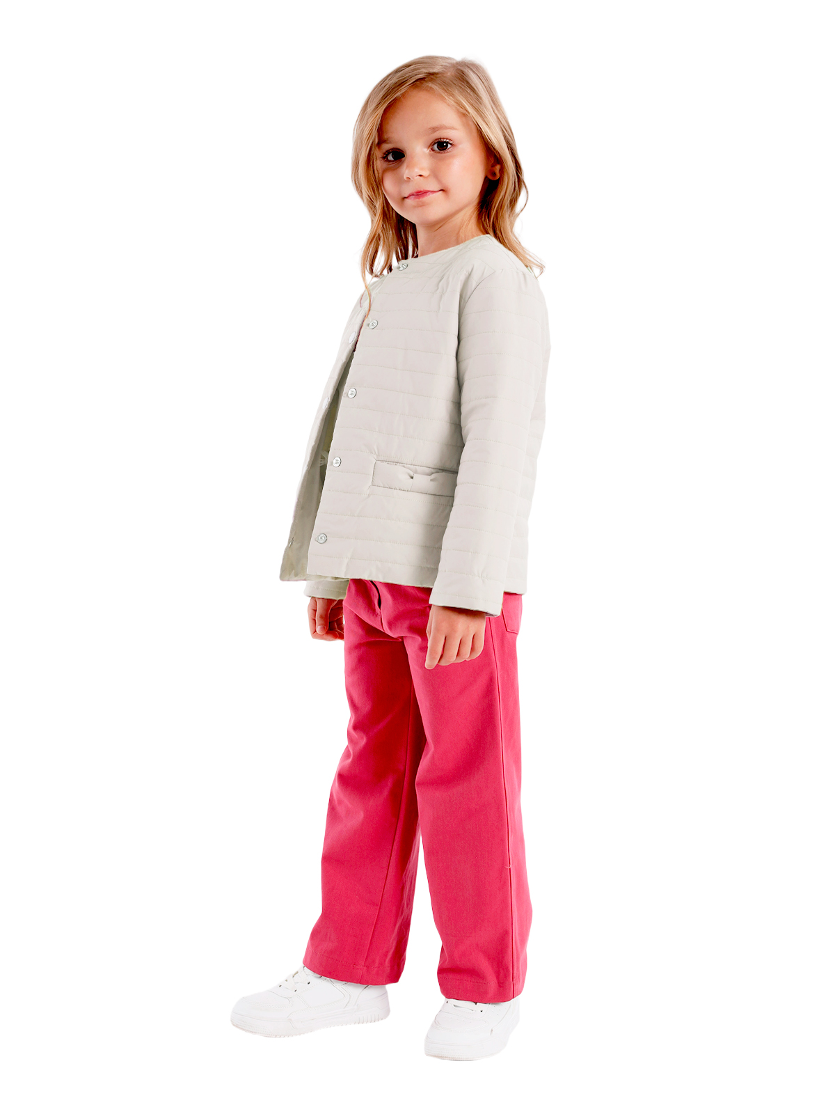Куртка для девочки О57299 (молочный)