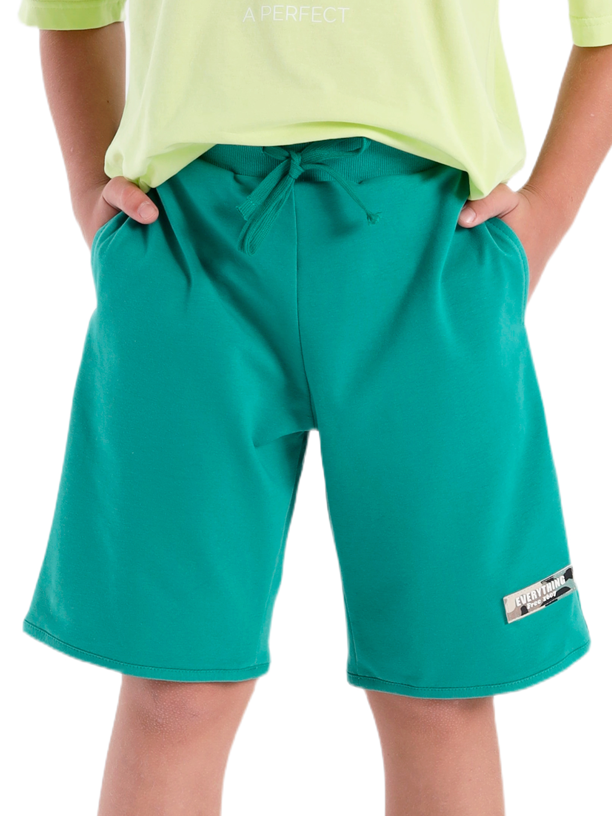 Шорты для мальчика О47316 (зеленый)