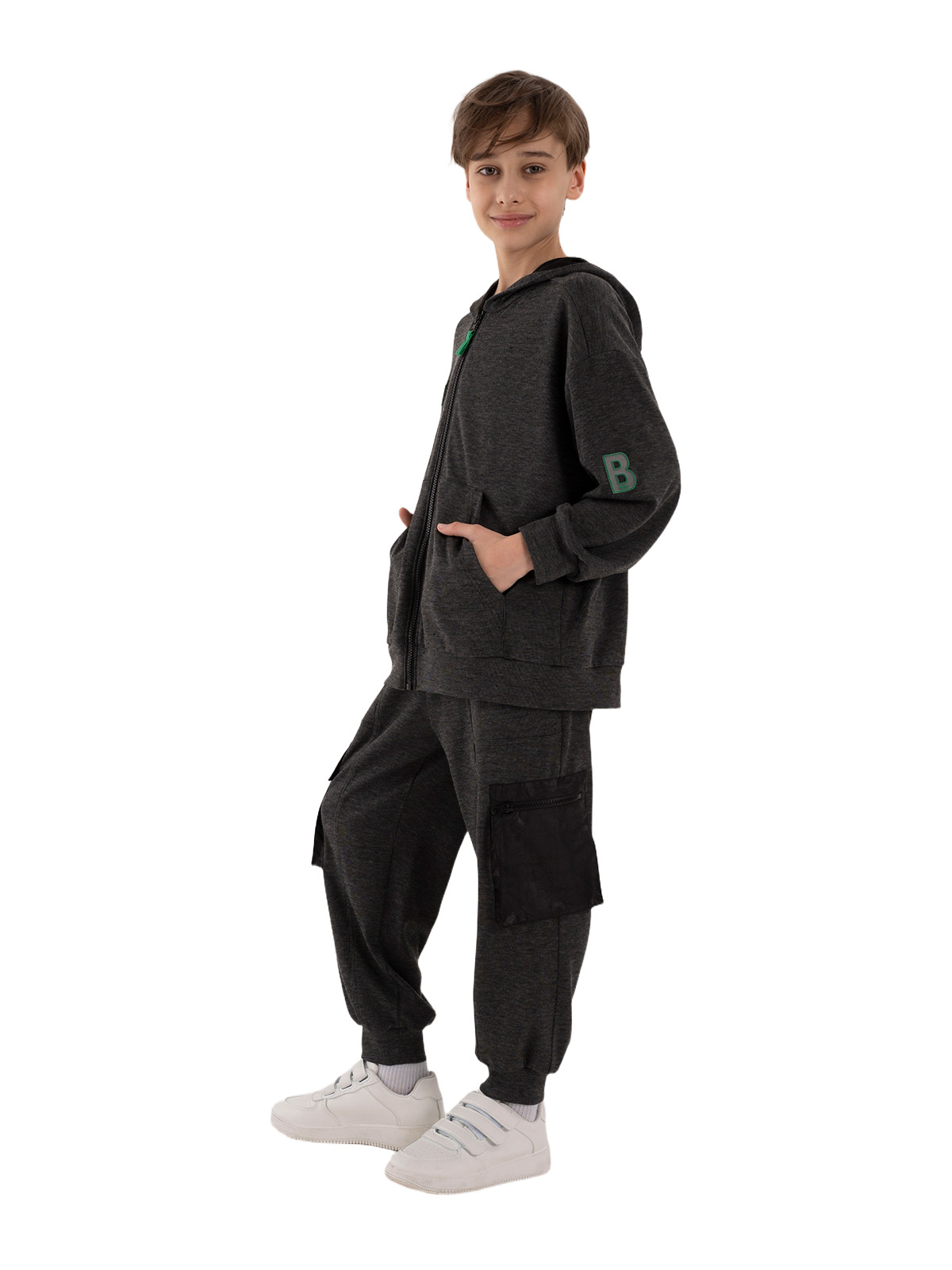 Джемпер для мальчика О37163 (черный)