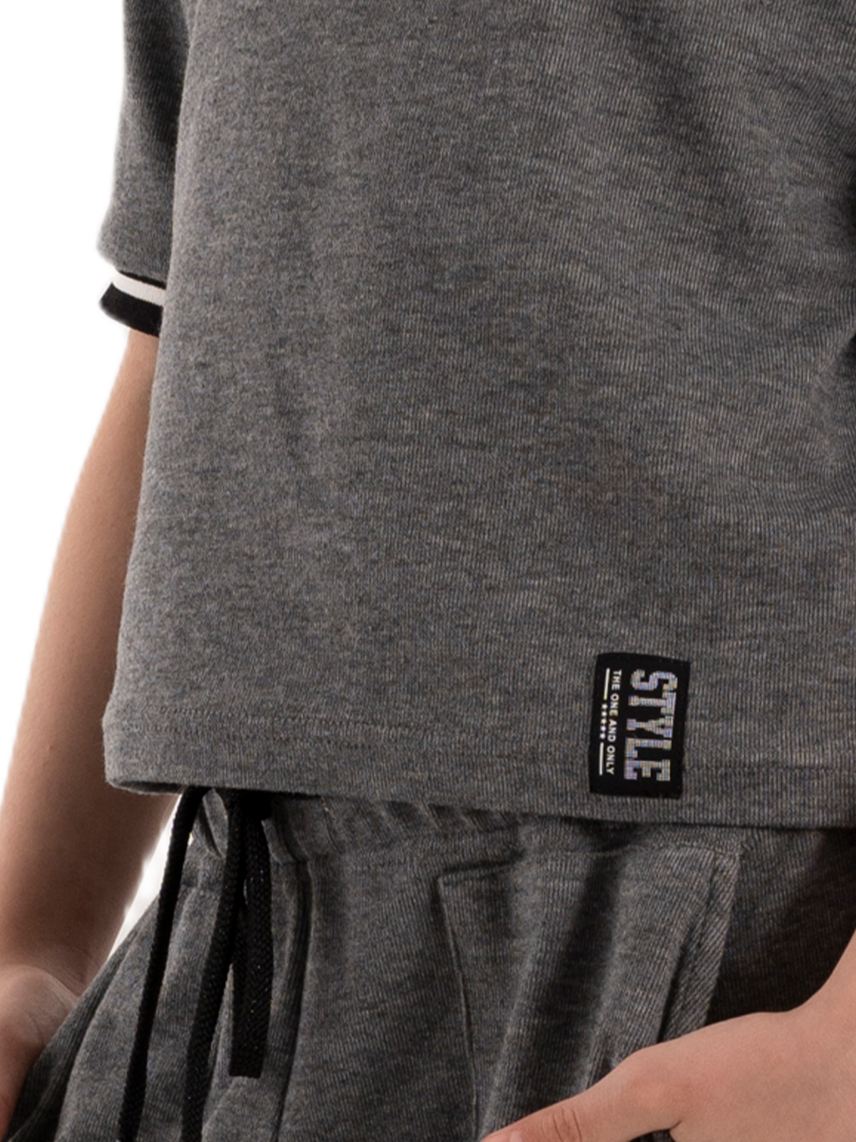 Джемпер для девочки О67071 (серый)